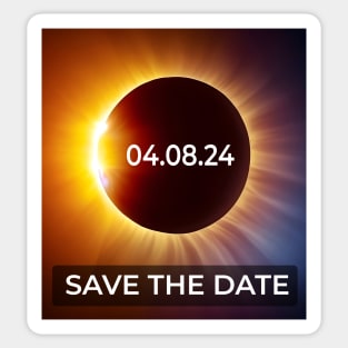 Total Solar Eclipse 2024 - Totality 4.08.24 Sticker